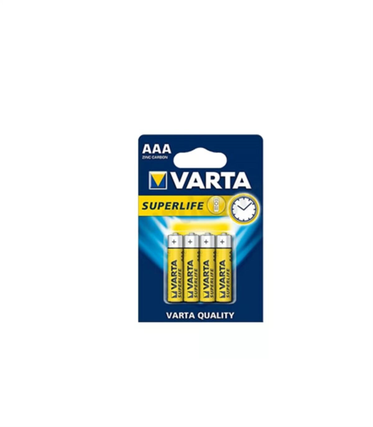 Varta Süperlife 1.5V AAA 4lü Çinko Karbon İnce Kalem Pil