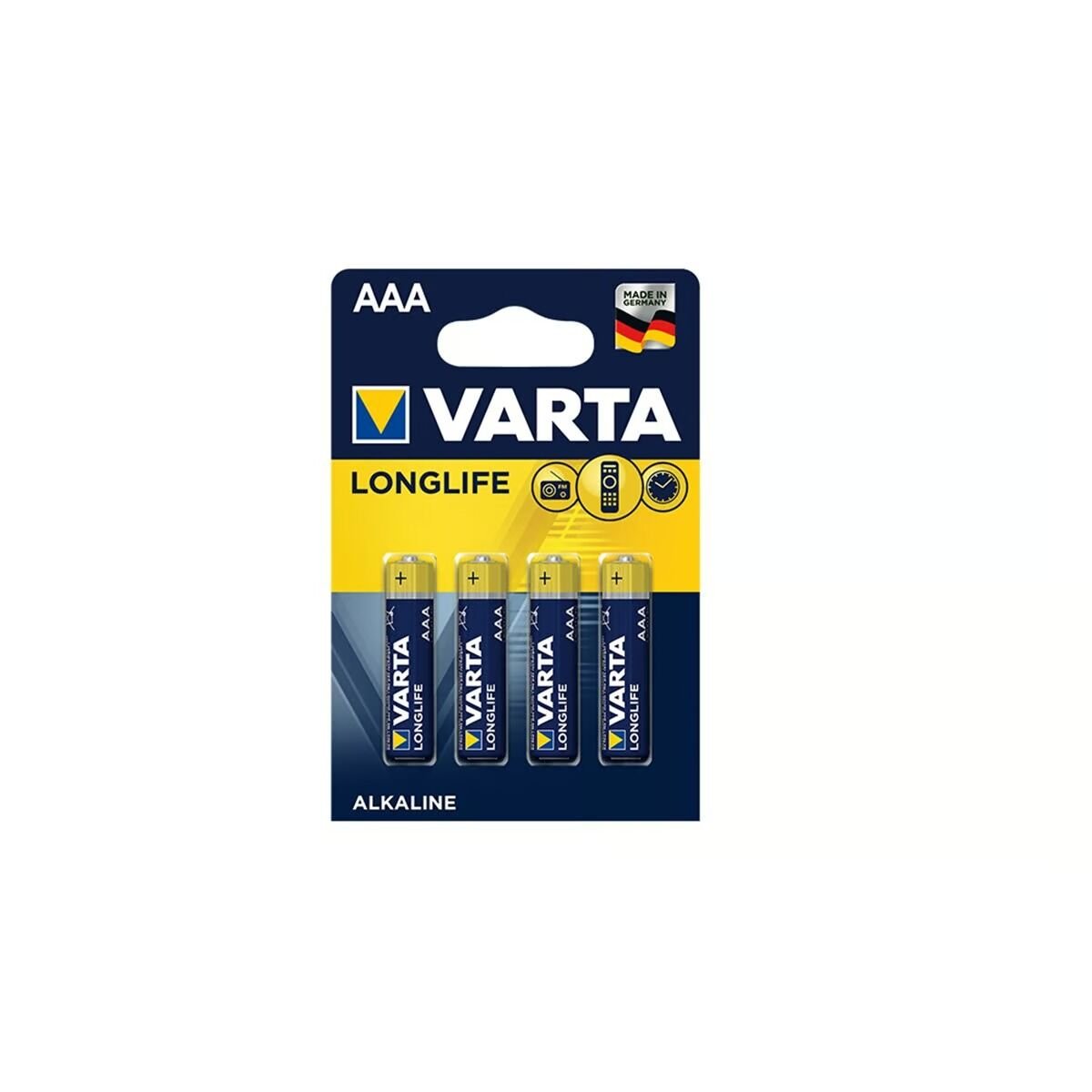 Varta Longlife 1.5V AAA 4lü Alkalin Pil