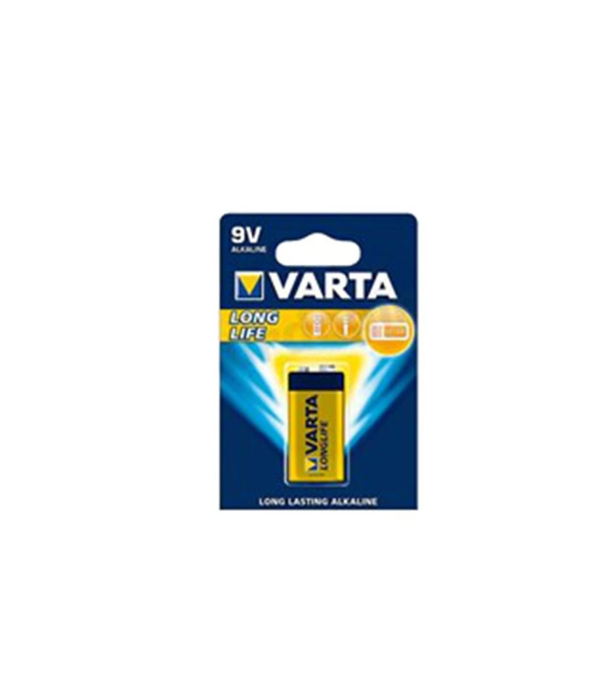Varta Longlife 9V Alkalin Blok Pil
