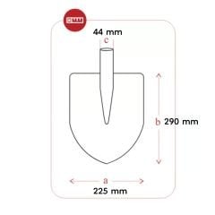 Yaparlar Bel Küreği Sivri