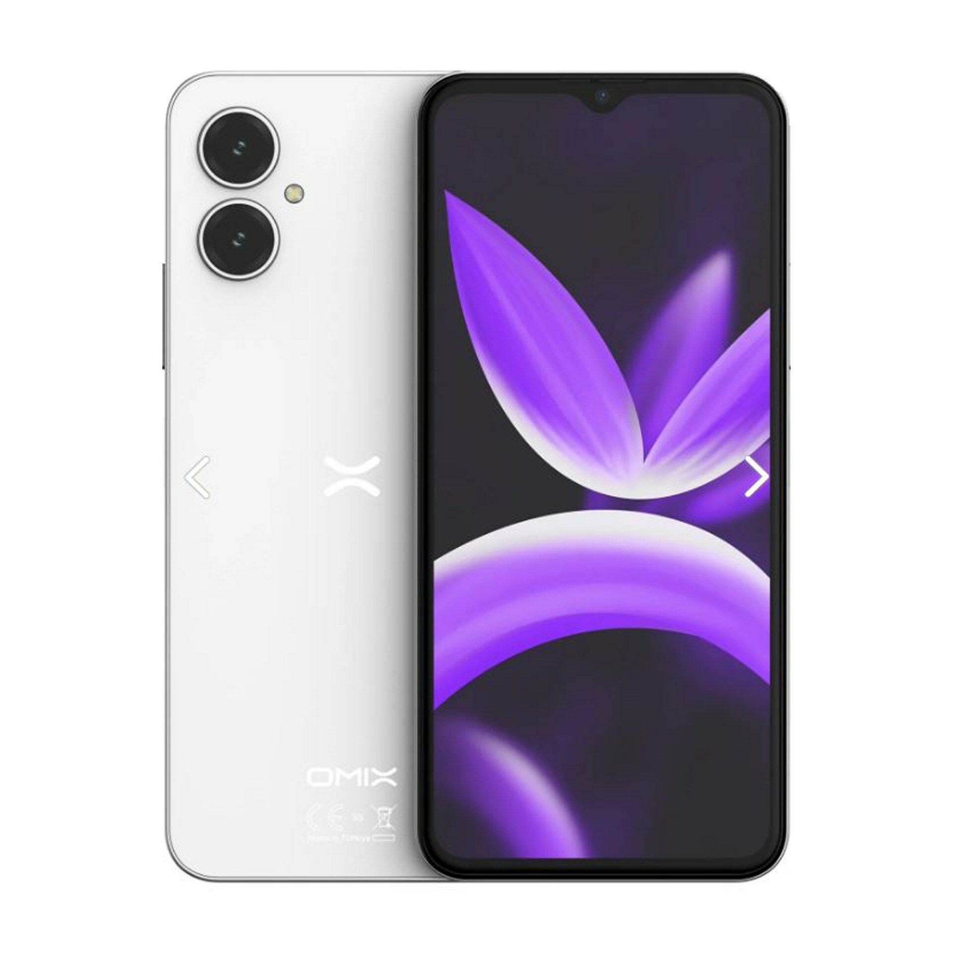 Omix X5 4+4 Ram 128GB Beyaz Akıllı Telefon