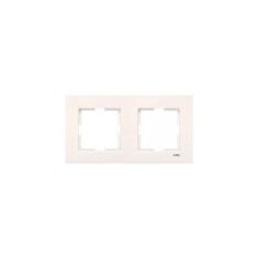 Viko Karre Krem İkili Yatay Çerçeve