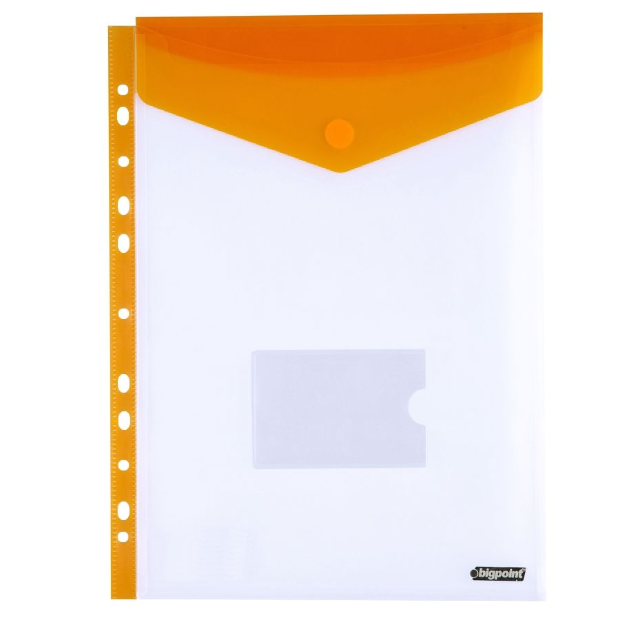 11 Delikli Dik Cırtlı Dosya A4 Turuncu