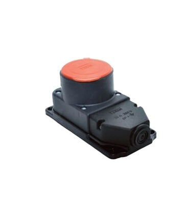 Trifaze Kapaklı Kauçuk Tekli Priz 3x25ah 380v