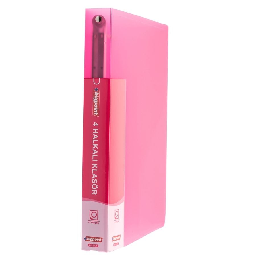 4 Halkalı Klasör Kırmızı