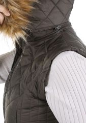 Dior Kadın Kapüşonlu Yelek