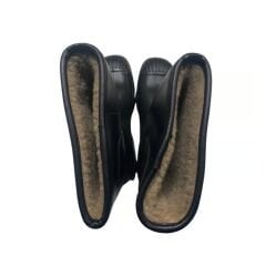 Akpolly Siyah Poliüretan Yünlü Çizme