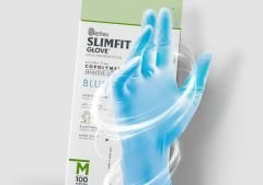 Reflex Slim Fit Pudrasız Eldiven Mavi S Beden Yeni Nesil Teknoloji 100'lü Paket