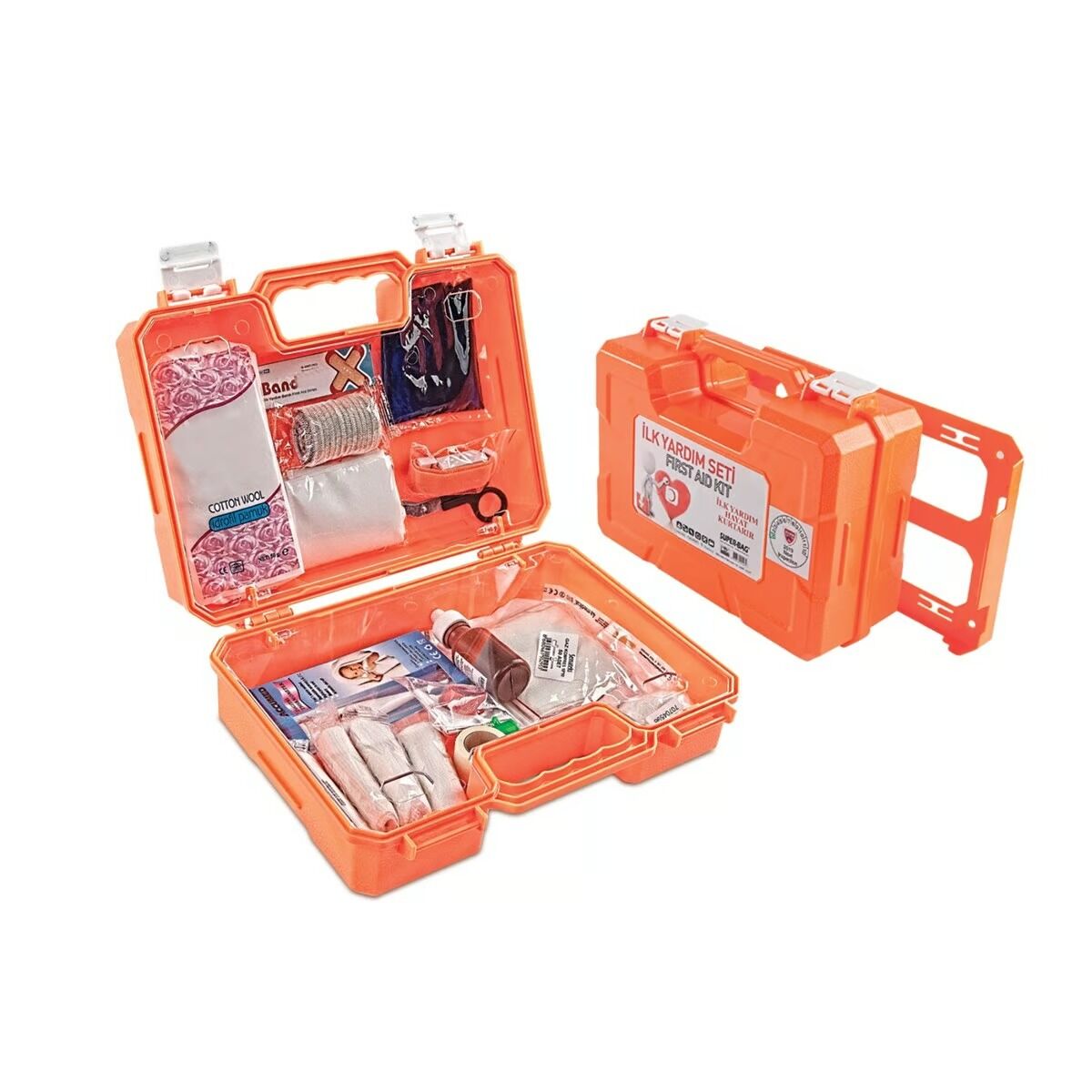 İlk Yardım Çantası (Duvara Monte Aparatlı - Taşınabilir)