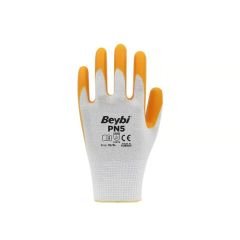 Beybi PN5 Sarı Nitril İş Eldiveni